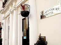 The welcoming exterior at Palace Court Hotel London