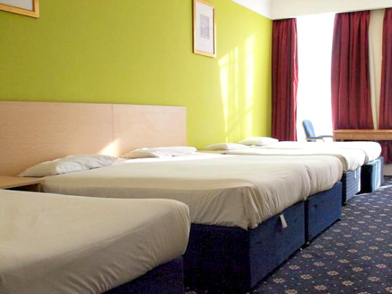 Quad rooms at Best Western Queens Crystal Palace Hotel are the ideal choice for groups of friends or families
