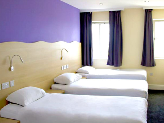 Triple rooms are spacious and ideal for sharing with friends and family