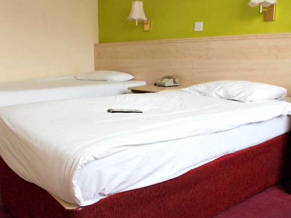 Twin rooms are spacious and fresh