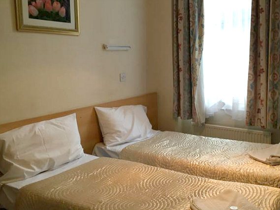 An example of a room at Romanos Hotel London