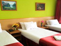 Triple rooms are spacious and ideal for sharing with friends and family