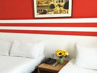 A typical triple room at Euro Hotel Wembley