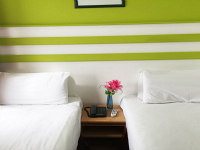 A specious twin room at Euro Hotel Wembley