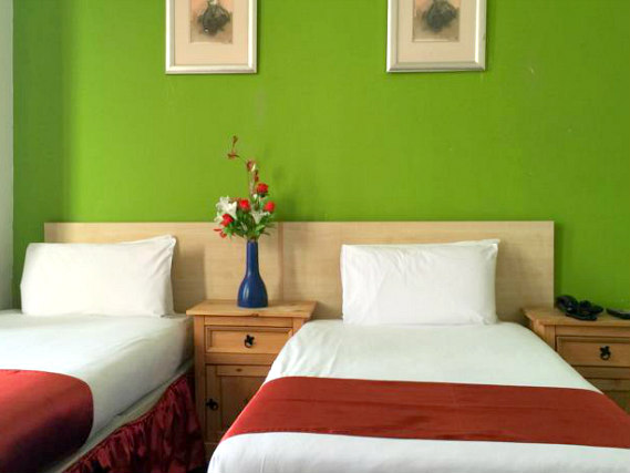 A typical twin room