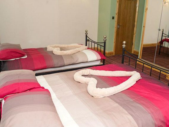 Families and friends can share a triple room