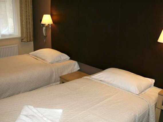 A twin is great for two guests