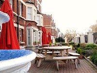 Take advantage of the outside area and enjoy the sunshine