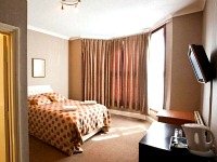 A typical double room at Newham Hotel
