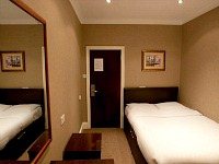 Double rooms are spacious and fresh