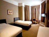 Quad rooms are great for friends and family sharing