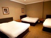 Quad rooms are spacious and ideal for sharing with friends and family