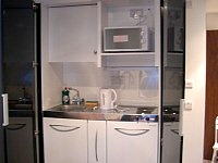 A well equipped kitchenette