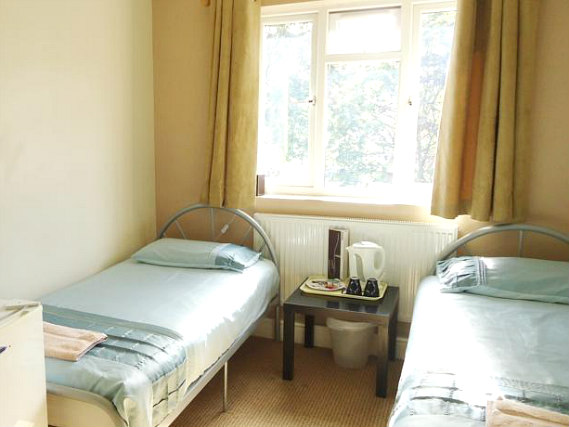 A twin is great for two guests