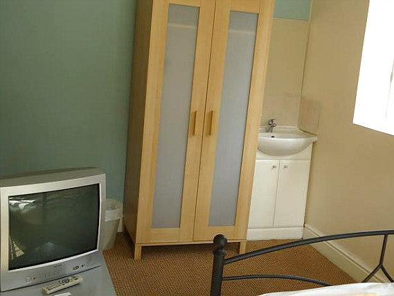 A typical room at Hour Glass Hotel