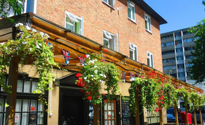 The exterior of Hour Glass Hotel