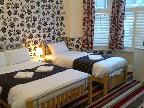 Families and friends can share a triple room