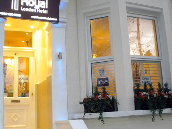 The exterior of Royal London Hotel