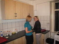 The kitchen at West Two Hostel London