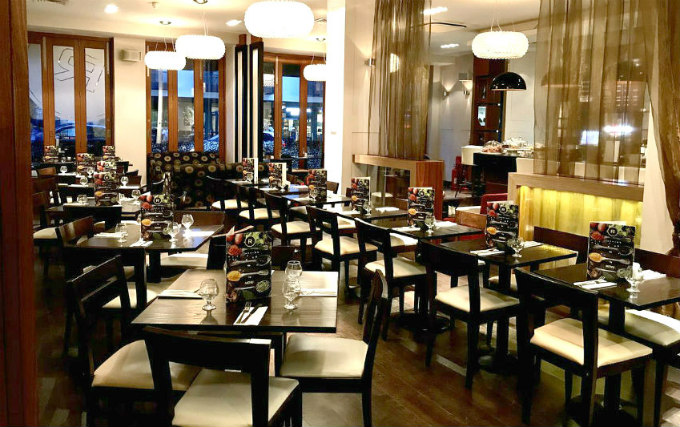 Sit with friends and plan your day in the Breakfast room