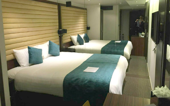 Quad room at Maitrise Hotel London Maida Vale