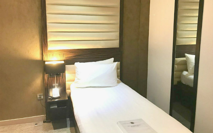 A typical single room at Maitrise Hotel London Maida Vale