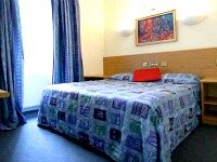 Double rooms are spacious and fresh