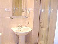 A typical Bathroom at Tonys House Hotel