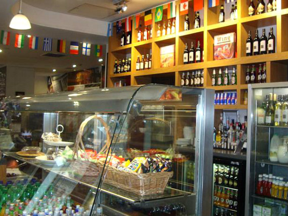 Relax in the bar at YHA London - St Pancras after a busy day