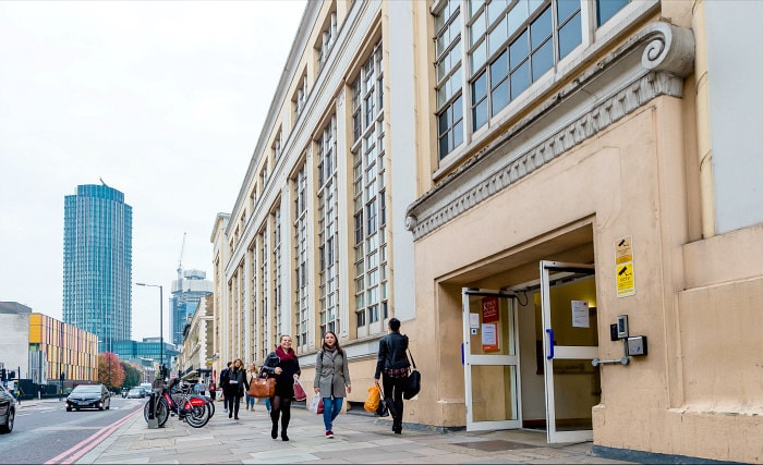 An outside view of Stamford Street Apartment Rooms