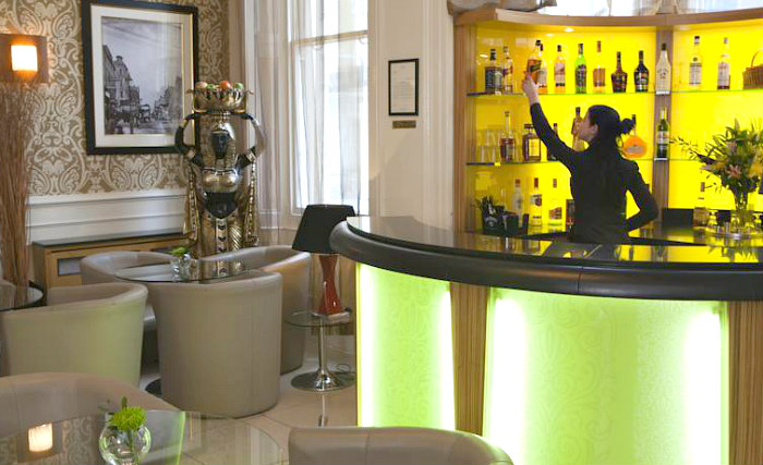 Relax in the bar at Best Western Paddington Court Suites after a busy day