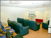 The TV room at Butlers Wharf, London