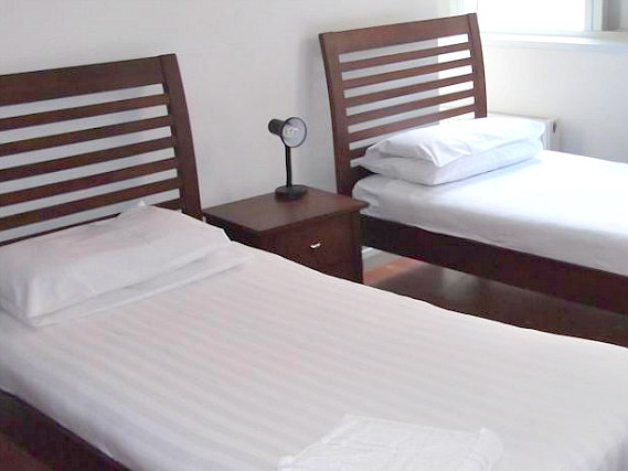 A typical twin room