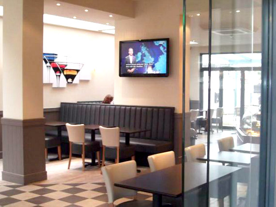 Relax in the lounge area