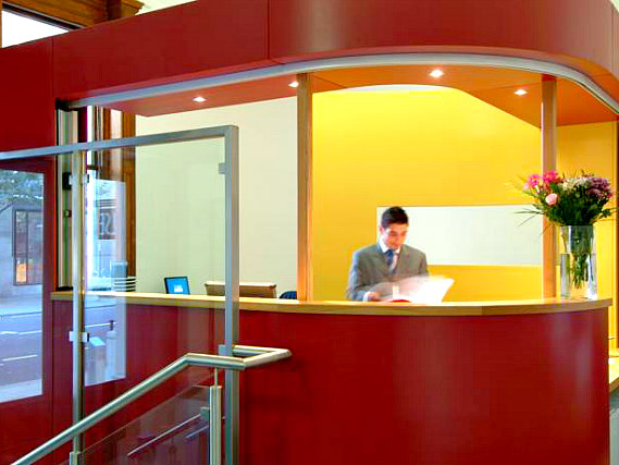 The reception area at Northumberland House