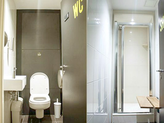 A typical bathroom at Sir John Cass Hall