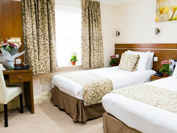 A twin is great for two guests