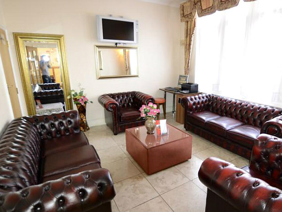 Relax in the lounge area