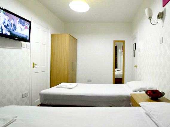 A typical twin room