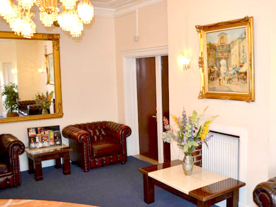Relax in the lounge area