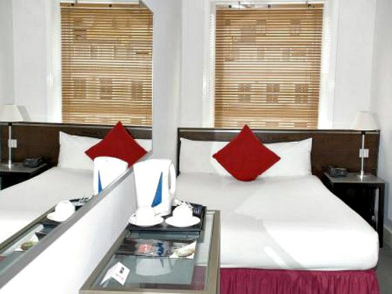 Single rooms are spacious and fresh