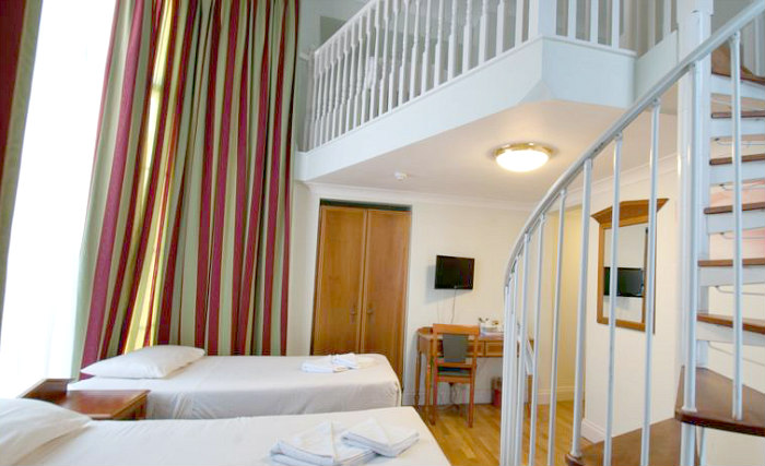 A typical family room at Royal Eagle Hotel London