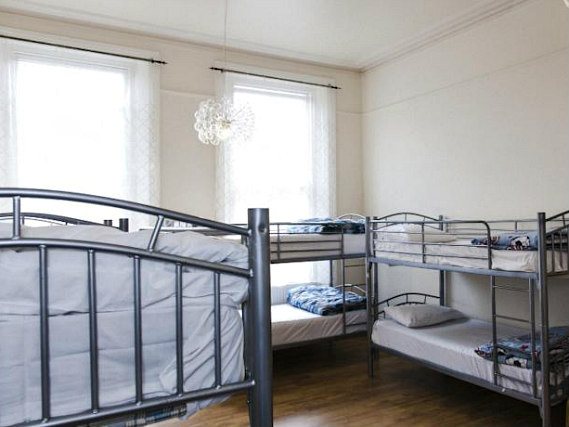 A dorm room