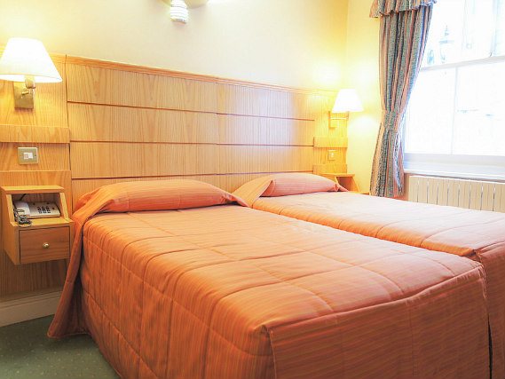 A twin is great for two guests