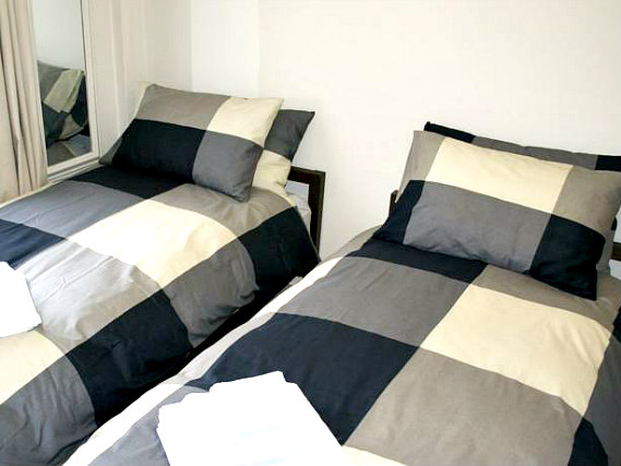 A twin is great for two guests