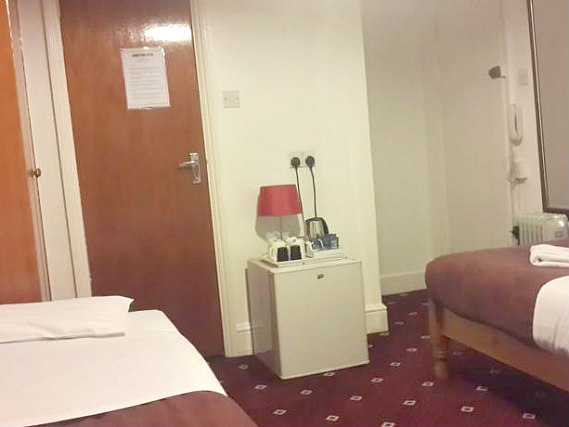 A typical twin room