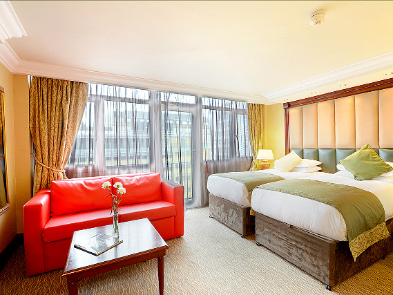 A typical twin room