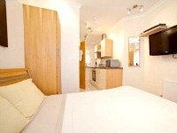 A double room at the Mount Mansions