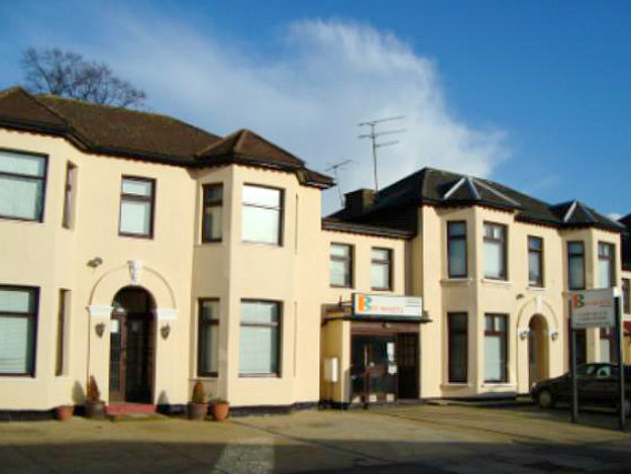 An exterior view
