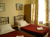 A twin bedroom